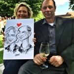 Caricatura matrimonio - events caricaturist - Federico cecchin